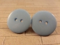 Preview: Einfache Kunststoff Knopf Ohrstecker Button blau